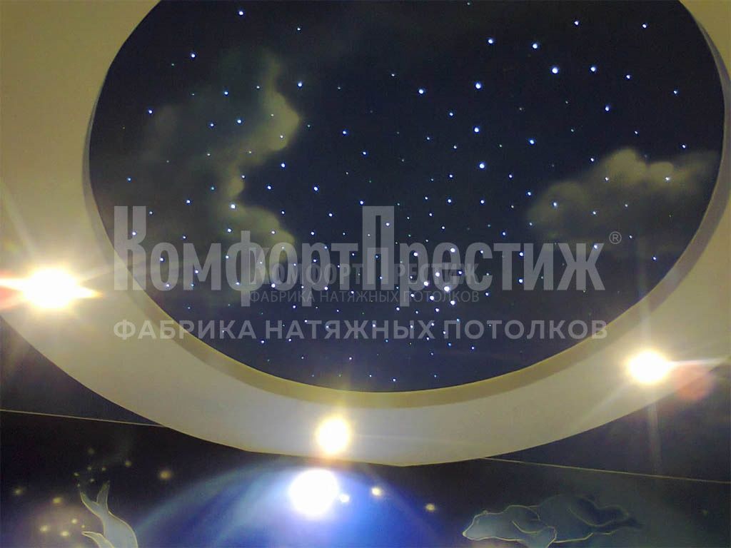 натяжной потолок "Звездное небо" фото 6